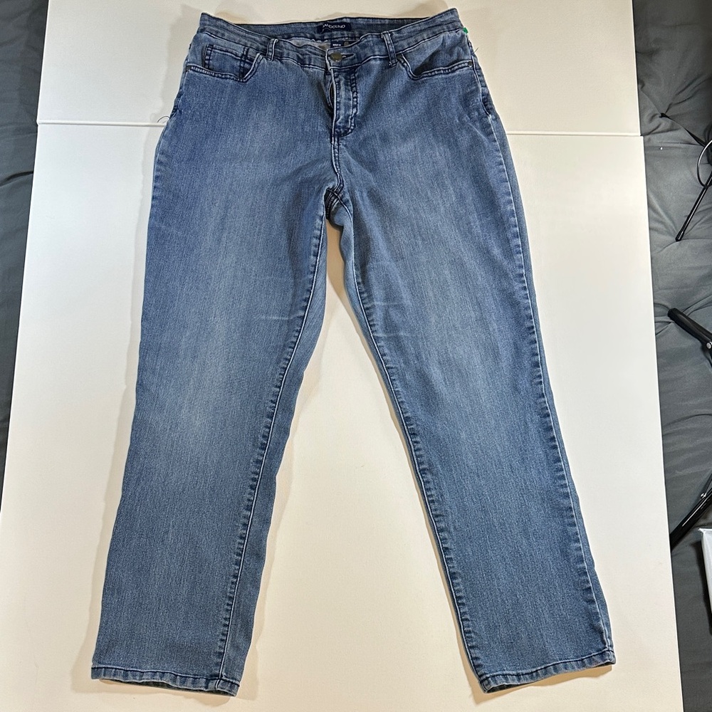 Mandie Straight Leg Blue Denim Jeans Women’s Size 12 Classic Casual Fit